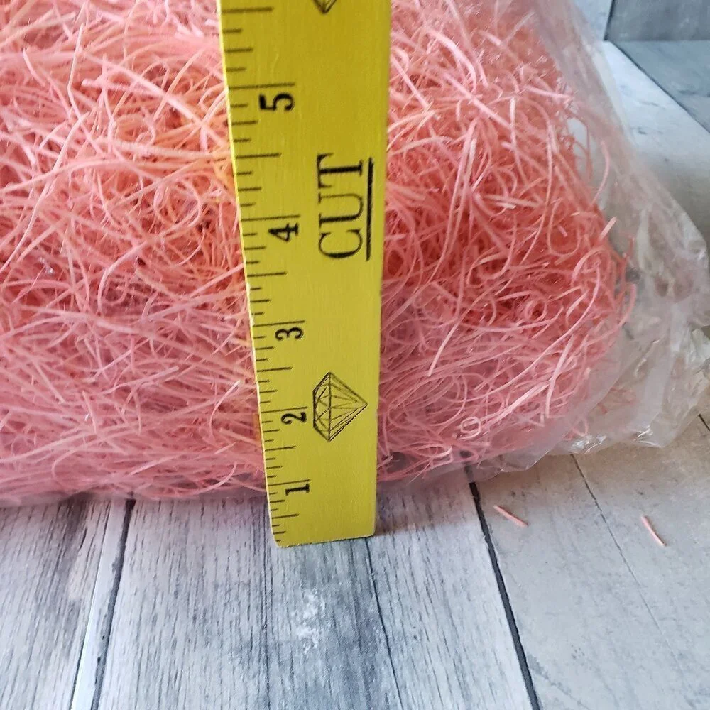 Wood excelsior Grass “pink tone color” 6 oz.